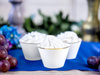 Muffin cups - White - 6 pieces