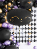 Foil balloon - Cat's head - Black - 48 x 36 cm