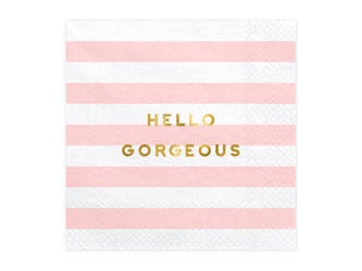 Paper napkins - Yummy - Hello Gorgeous - Pink - 20 pieces