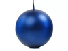  Ball Candle - Metalized - Navy Blue - 8cm - 1 piece