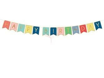 Birthday Banner - Happy Birthday - Colorful - 15 x 175 cm