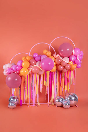 Strong balloons 12 cm - Pastel Peach - 100 pieces