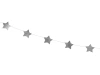 Star Garland - Silver - 3.6m