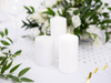 Club candle - White - Matte - 15 x 6 cm