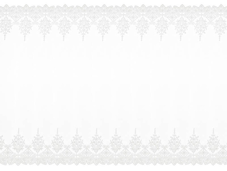 Decorative lace - Broken white - 0,45 x 9 m