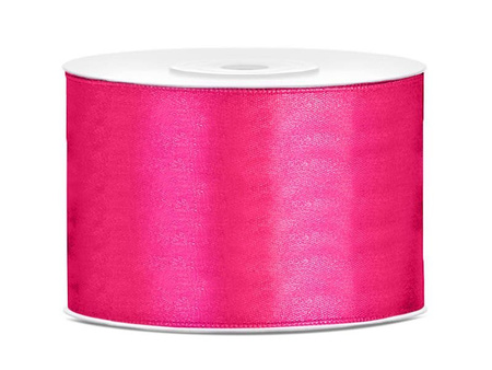 Satin ribbon - Dark pink - 50mm / 1m