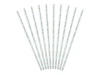 Paper straws - light blue - 19.5 cm