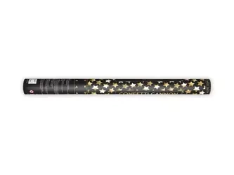 Confetti tube - gold stars - 60 cm