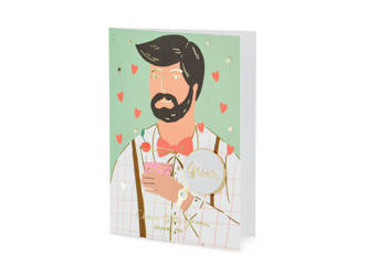 Pin card - Groom- 105 x 150 mm