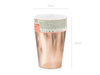 Paper cups - Rose Gold - 220ml - 6 pieces