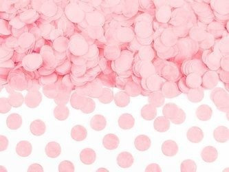 Tissue paper confetti - Circles - Light pink - 15g