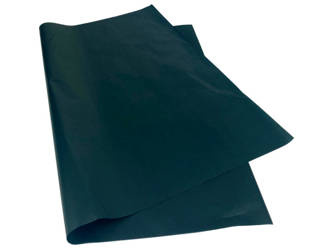 Smooth Tissue Paper - Black - 38 x 50 cm