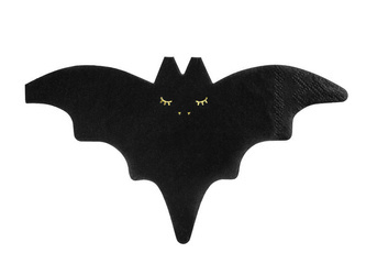 Paper napkins - Bat - Black - 20 pieces