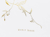 Guest Book - Guest Book - White - Twigs - 20 x 24.5 cm - 22 sheets