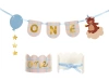 Banner and crown Teddy Bear - 50 x 20,5 cm - 1 pcs.