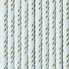 Paper straws - light blue - 19.5 cm