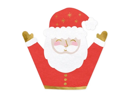 Paper napkins - Santa Claus - 16x15 cm - 20 pcs