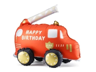 Foil balloon - Fire truck - 67 x 53 cm - 1 pc.