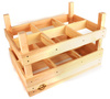 Decorative wooden box - For 6 bottles - 40x27x28 cm - Woodline