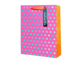 Gift bag - neon - pink - 1 pc.