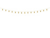 Fabric garland - Tassels - Gold - 1.9 m