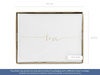 Guestbook - Beige - Love - 24 x 18.5 cm - 22 pages