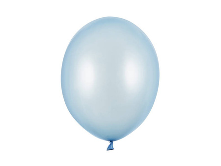  Strong 30cm Balloons - Metallic Baby Blue - 3 pcs.