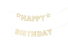 Paper banner - Happy Birthday - 220 x 14,5 cm - 1 pcs.