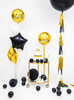 Foil balloon - Star - Black - 48 cm