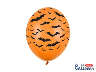 Balloon Strong 30cm - Bats - Pastel Mandarin Orange - 1 piece