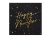 Paper napkins - Happy New Year - Black - 33x33cm - 20 pieces