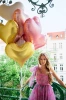 Foil balloon Heart - 75x64,5 cm - light pink