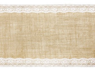 Jute runner with lace - 0.28 x 2.75 m