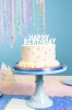 Birthday candles - Happy Birthday - White - 2,5 cm