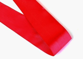 Satin ribbon - Red - 50mm / 1m