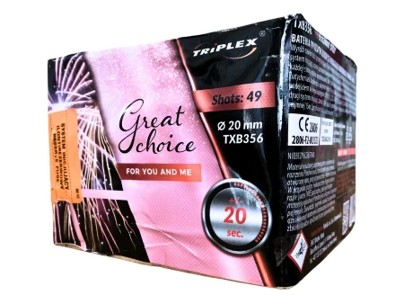 GREAT CHOICE FOR YOU AND ME launcher - 49 shots - 20mm - TXB356 - Triplex