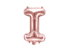 Foil balloon - Letter "I" - Pink Gold - 35 cm