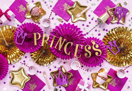 Party Banner - Princess - Gold - 13.5 x 90 cm