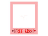 Photo frame - Free Kiss - Pink - 50 x 59.5 cm 