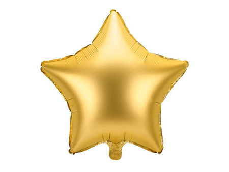 Foil balloon - Star - Gold - Satin - 48 cm