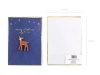 Card with pin - Deer - 10.5 x 14.8 cm