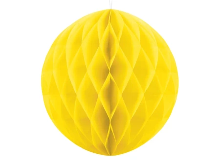 Tissue paper ball - Yellow - 20cm