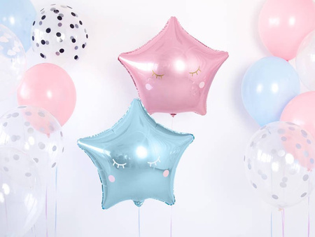 Foil balloon - Star - Bright pink - 48 cm