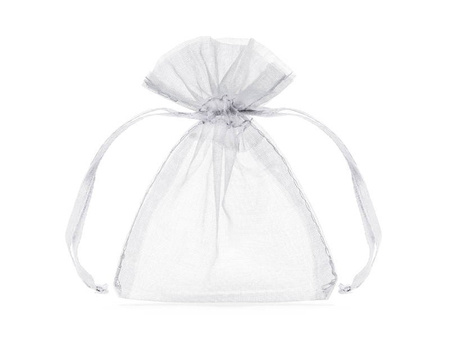 Organza bags - White - 10 pieces - 7.5 x 10cm