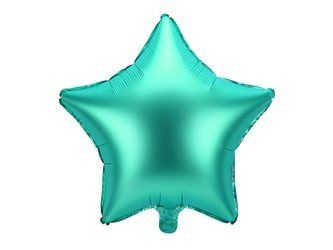 Foil balloon - Star - Green - Satin - 48 cm