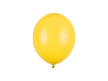 Strong balloons 23 cm - Pastel Honey Yellow - 100 pcs.