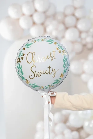 'Holy Baptism' foil balloon, 45 cm