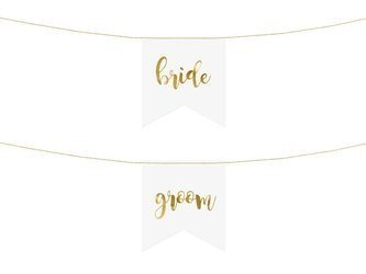 Chair Pendants - Bride Groom - Gold