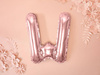 Foil balloon - Letter "W" - Pink Gold - 35 cm