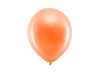 Metalized balloons 23cm - Rainbow - Orange - 100 pcs.